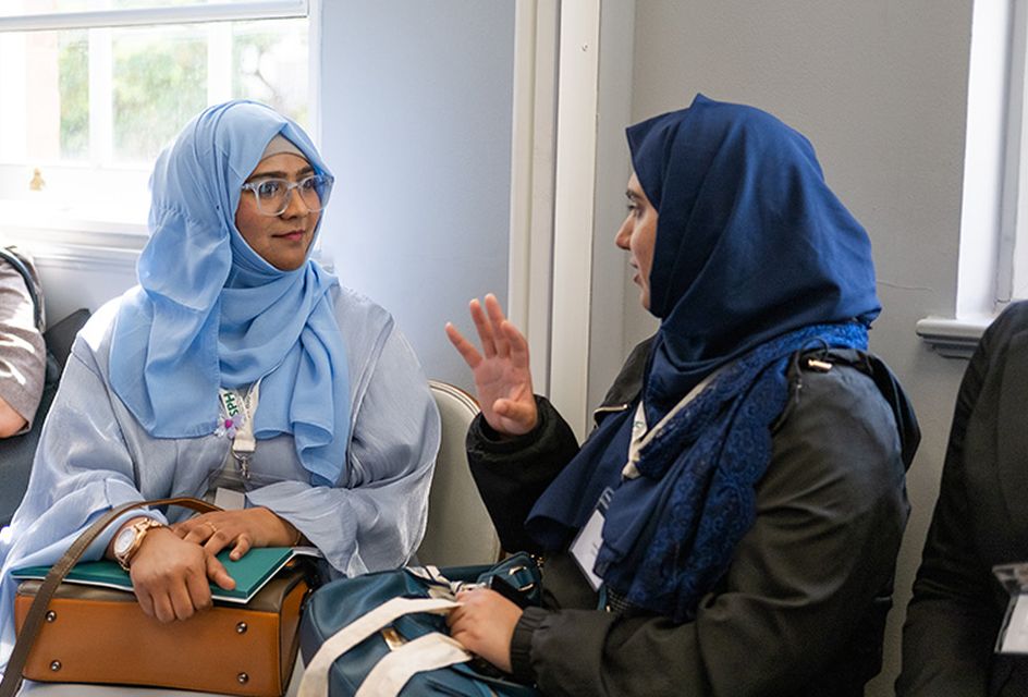RSPH student members talking during the 2025 members' open day