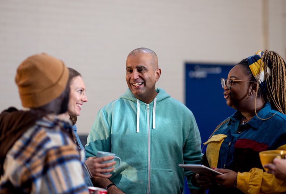 A group of students studying on a public health pathway course