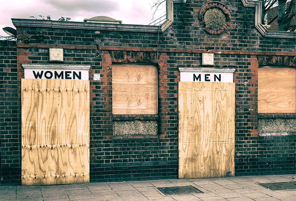 Disused public toilets