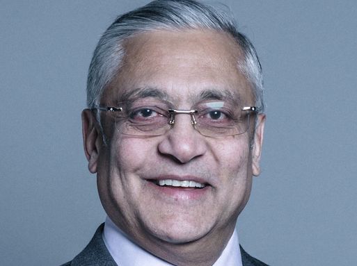 Official House of Lords Portait of Lord Patel of Bradford, RSPH President